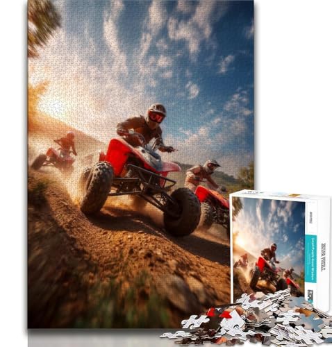 Puzzles für Teenager, 1000 Teile, Berg-Langlauf-Puzzle, Lernspielzeug, Familienspiele, einzigartige Geburtstags- und Geschenkideen (38x26cm) von AADSAZA