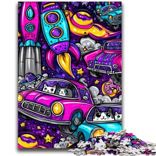 Raketen-Puzzles für Erwachsene und Teenager, Puzzle, hilft dem Gehirn, süchtig machendes Spielzeug zu trainieren, um Geduld und Eltern-Kind-Interaktion zu fördern (50x75cm) von AADSAZA