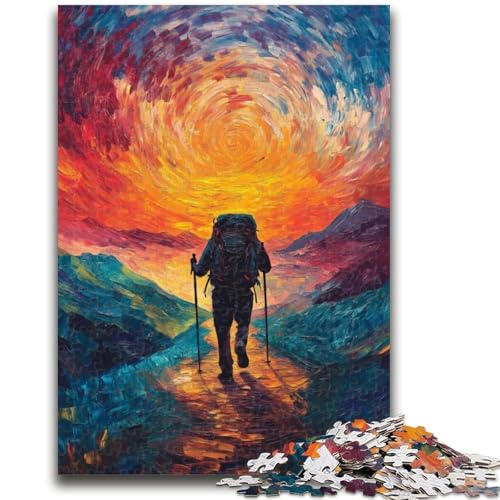 Reise-Puzzle mit 1000 Teilen für Erwachsene, Geschenke, anspruchsvolles Spiel und Familienspiel, ganze Familie (38x26cm) von AADSAZA