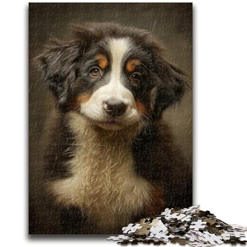 Retro-Hunde-Puzzle mit 1000 Teilen für Erwachsene, Geschenke, Denkspiel, Wanddekoration, einzigartige Geburtstags (50x75cm) von AADSAZA