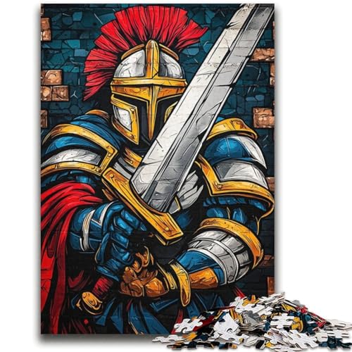 Ritter-Puzzle, 2000 Teile, für Teenager, Stressabbau, schwierige Herausforderung, einzigartige Heimdekoration und Geschenke (70x100cm) von AADSAZA