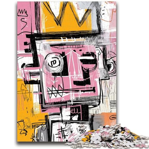 Roboterkunst-Puzzles für Teenager, dekomprimierendes intellektuelles Lernspielzeug, geeignet als Schreibtischdekoration (38x26cm) von AADSAZA