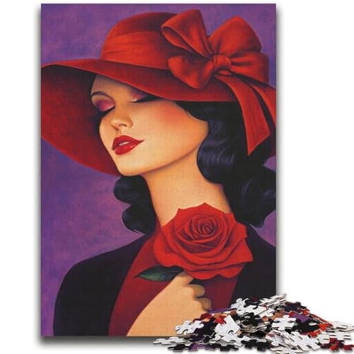 Rosenfrauen-Puzzle 2000 Teile für Erwachsene und Jugendliche, Spielzeug, Lernspiele, Stressabbau, tolle Geschenke und Spielzeuge (70x100cm) von AADSAZA