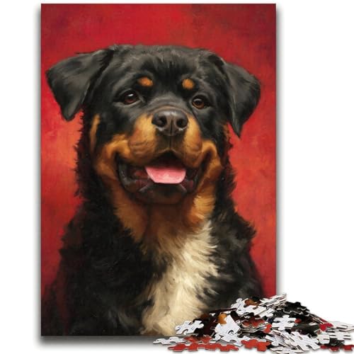 Rottweiler-Puzzle für Erwachsene, 2000-teiliges Puzzle, hilft dem Gehirn, süchtig machendes Spielzeug zu trainieren, um Geduld zu fördern, EIN Kunstwerk (70x100cm) von AADSAZA
