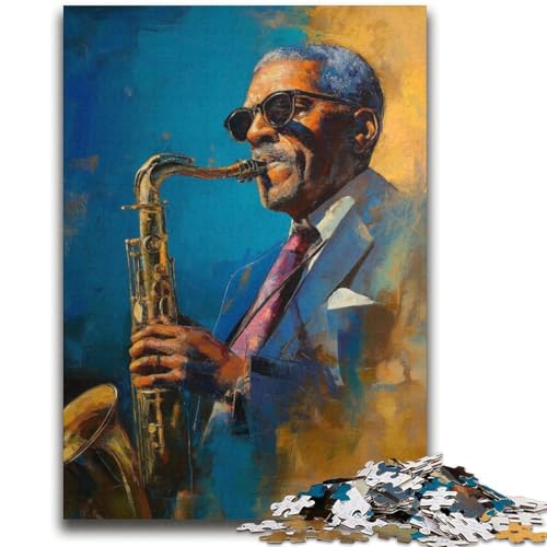 Saxophon Spielen, 2000-teiliges Puzzle für Teenager, Geschenke, Lernspiele, Wanddekoration, einzigartige Geburtstags (70x100cm) von AADSAZA