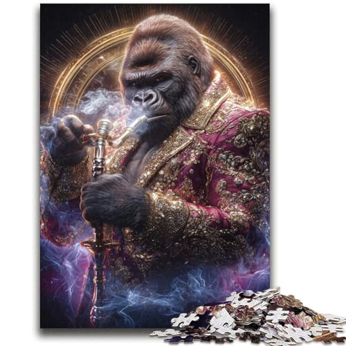 Schimpansen-Puzzle, 2000 Teile, für Erwachsene und Jugendliche, Spielzeug, Lernspiele, Stressabbau, tolle Geschenke und Spielzeuge (70x100cm) von AADSAZA