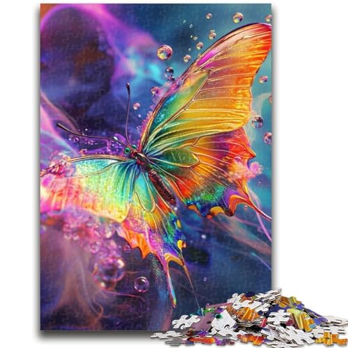 Schmetterlings-Puzzle mit 1000 Teilen für Erwachsene und Jugendliche, anspruchsvolles Spiel und Familienspiel, ganze Familie (50x75cm) von AADSAZA