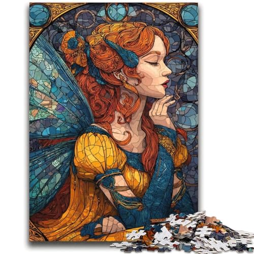 Schmetterlingsmädchen-Puzzle, 2000 Teile, für Teenager, anspruchsvolles Spiel und Familienspiel, Wanddekoration, einzigartige Geburtstags (70x100cm) von AADSAZA