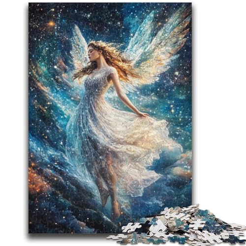 Schmetterlingsmädchen-Puzzle für Erwachsene, 1000 Teile, anspruchsvolles Spiel und Familienspiel, Wanddekoration, einzigartige Geburtstags (38x26cm) von AADSAZA