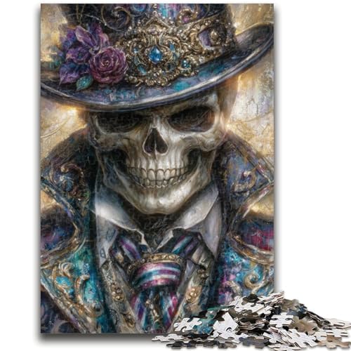 Skelett-Puzzle für Erwachsene, 1000 Teile, anspruchsvolles Spiel und Familienspiel, ganze Familie (50x75cm) von AADSAZA