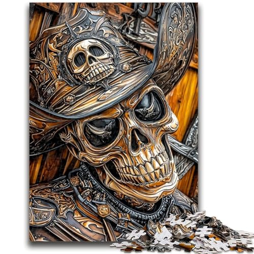 Skelett-Puzzle für Teenager, 1000 Teile, dekomprimierendes intellektuelles Lernspielzeug, tolle Geschenke und Spielzeuge (38x26cm) von AADSAZA