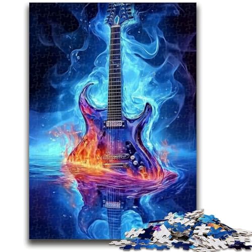 Smoke Piano 1000-teiliges Puzzle für Jugendliche und Erwachsene, Spielzeug, Lernspiele, Stressabbau, Wunschliste mit Weihnachtsmann (38x26cm) von AADSAZA