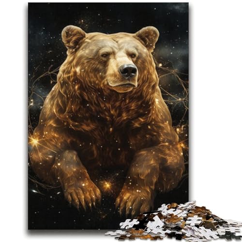 Sternenhimmel-Bär-Puzzles für Teenager, 2000 Puzzles, Spielzeug, Lernspiele, Stressabbau, geeignet als Schreibtischdekoration (70x100cm) von AADSAZA