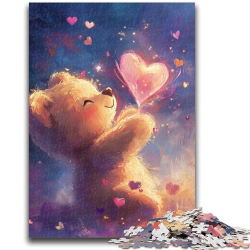 Teddybär-Puzzle 1000 Teile für Erwachsene und Jugendliche, Spielzeug, Lernspiele, Stressabbau, tolle Geschenke und Spielzeuge (50x75cm) von AADSAZA