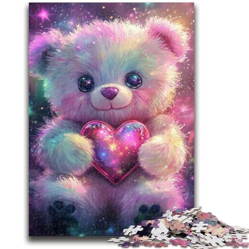 Teddybär-Puzzle 1000 Teile für Teenager-Geschenke, Spielzeug, Lernspiele, Stressabbau, tolle Geschenke und Spielzeuge (38x26cm) von AADSAZA