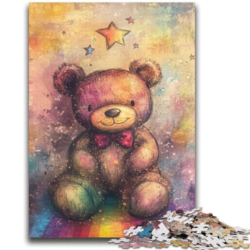 Teddybär-Puzzles für Erwachsene 2000, Lernspielzeug für die ganze Familie mit passendem Poster und Quizblatt (70x100cm) von AADSAZA