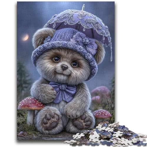 Teddybär-Puzzles für Erwachsene und Jugendliche, anspruchsvolles Spiel und Familienspiel, ganze Familie (70x100cm) von AADSAZA