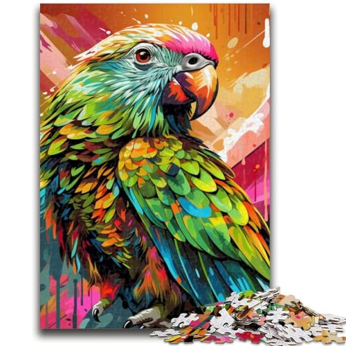 Tiere, Vögel, Papageien, 1000-teiliges Puzzle für Erwachsene und Jugendliche, Lernspielzeug, ganze Familie (38x26cm) von AADSAZA