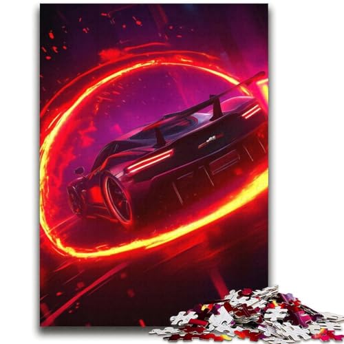 Universe Cooles Sportwagen-Puzzle, 2000 Teile, für Teenager, Stressabbau, schwierige Herausforderung, einzigartige Heimdekoration und Geschenke (70x100cm) von AADSAZA