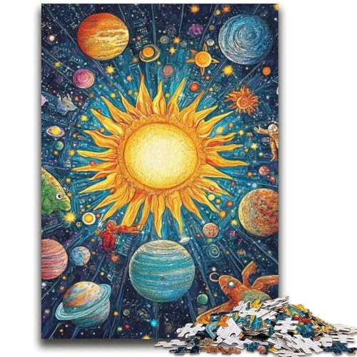 Universum-Galaxie-Puzzle für Teenager, 2000 Teile, Lernspielzeug, ganze Familie (70x100cm) von AADSAZA