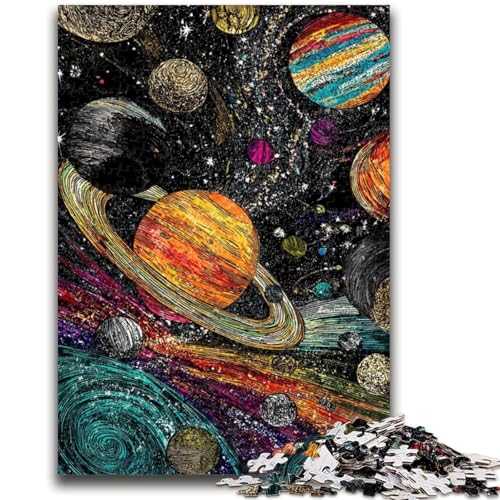 Universum-Galaxie-Puzzles für Teenager, 1000-teiliges Puzzle, lustige Spiele, jedes Teil ist einzigartig – anspruchsvolles Familienspiel (38x26cm) von AADSAZA