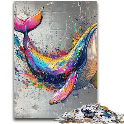 Wal-Graffiti-Puzzles für Teenager, 1000 Puzzles, anspruchsvoll zu vervollständigen, Aber EIN lustiges und humorvolles Geburtstagsgeschenk, Geschenke, Wandkunst (38x26cm) von AADSAZA