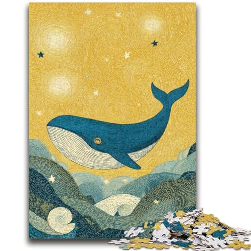 Wal-Puzzles für Teenager, 1000 Puzzles, Spielzeug, Lernspiele, Stressabbau, geeignet als Schreibtischdekoration (50x75cm) von AADSAZA