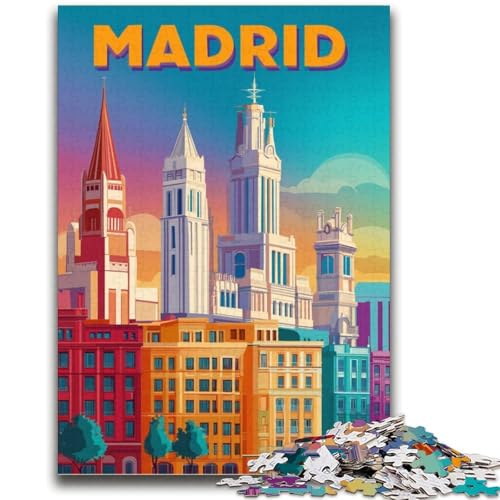 Weltposter-Puzzle mit 2000 Teilen, Geschenk für Teenager, Lernspiele, Heimdekoration, Geschenk für die ganze Familie (70x100cm) von AADSAZA
