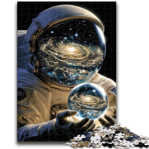 Weltraum-Astronauten-Puzzle 1000 Teile für Teenager-Geschenke, Lernspiel, Herausforderungsspielzeug, einzigartige Heimdekoration und Geschenke (38x26cm) von AADSAZA