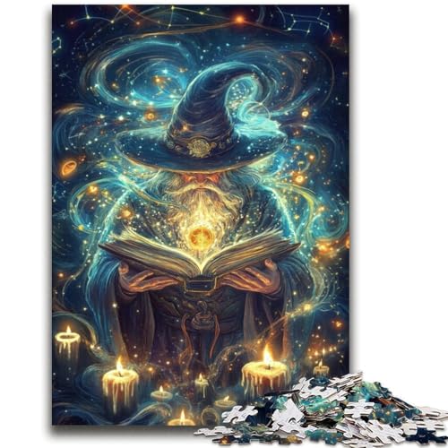 Wizard 2000-teiliges Puzzle für Teenager, anspruchsvolles Spiel und Familienspiel mit vollständig ineinandergreifenden, zufällig geformten Teilen (70x100cm) von AADSAZA