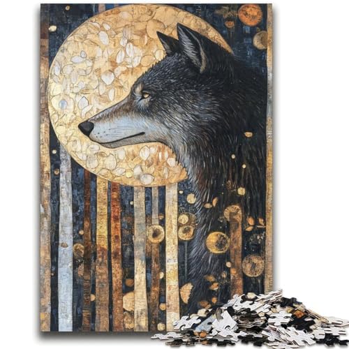 Wolf Art Puzzle 2000 Teile für Teenager, anspruchsvoll zu vervollständigen, Aber lustiges und humorvolles Geburtstagsgeschenk, Geschenke, Wandkunst (70x100cm) von AADSAZA
