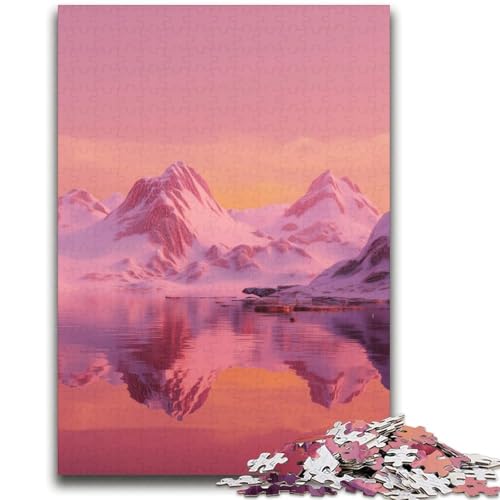 Wunderschöne Berge Puzzle 2000 Teile für Erwachsene und Jugendliche, Spielzeug, Lernspiele, Stressabbau, geeignet als Schreibtischdekoration (70x100cm) von AADSAZA