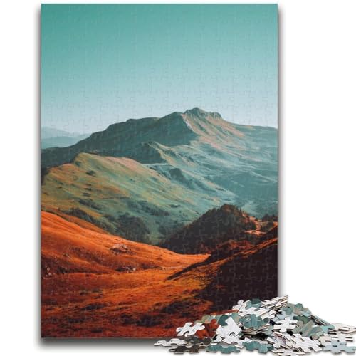 Wunderschöne Berge Puzzle für Teenager 1000 Teile, Lernspiel Herausforderung Spielzeug Wanddekoration Einzigartige Geburtstags (50x75cm) von AADSAZA