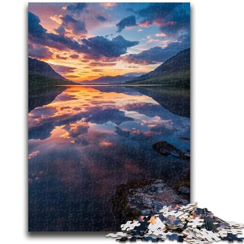 Wunderschöne Berge und Seen, 1000-teiliges Puzzle für Erwachsene und Jugendliche, Lernspielzeug, Familienspiele, Geburtstagsgeschenk, Geschenke (38x26cm) von AADSAZA