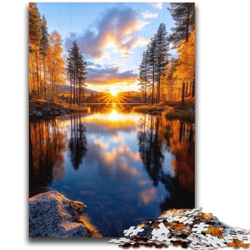Wunderschöne Berge und Seen, 2000-teiliges Puzzle für Erwachsene und Jugendliche, Lernspielzeug, ganze Familie (70x100cm) von AADSAZA