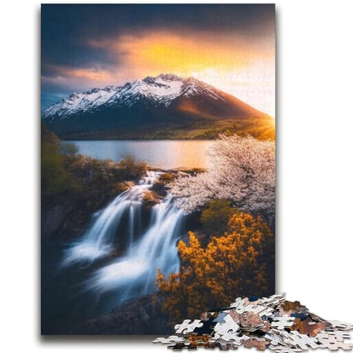 Wunderschöne Berge und Seen-Puzzles für Erwachsene und Jugendliche, entspannendes intellektuelles Lernspielzeug, Geburtstagsgeschenk, Geschenke, Wandkunst (70x100cm) von AADSAZA