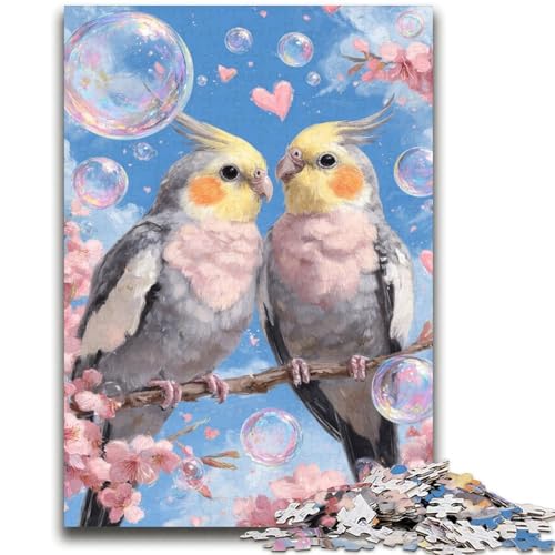 Zwei Papageien, 2000-teiliges Puzzle für Erwachsene, anspruchsvoll zu vervollständigen, Aber unterhaltsames und humorvolles Lernspiel zum Geburtstag (70x100cm) von AADSAZA