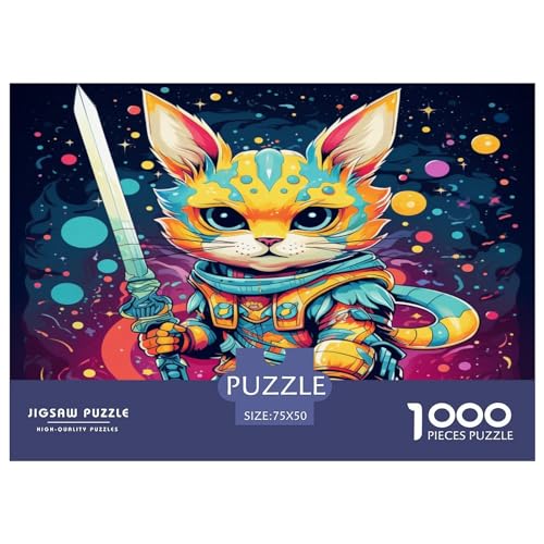 1000-teiliges Puzzle, Palmen-Zibet-Puzzles für Erwachsene, Holzpuzzle, Lernspiel für Erwachsene, Kinder, 1000 Teile (75 x 50 cm) von AAHARYA