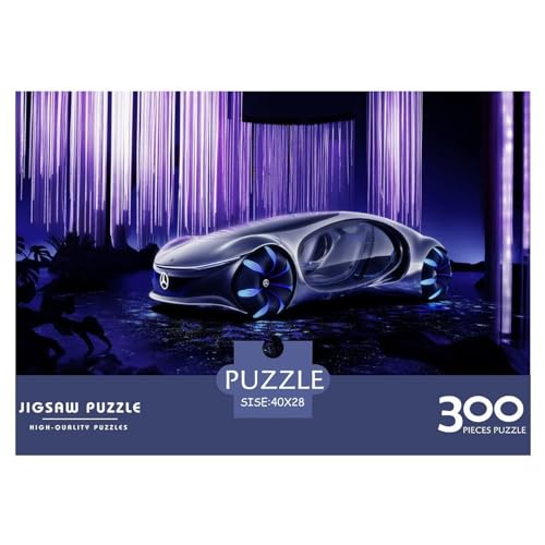 Ai Sportwagen-Puzzle für Kinder, technologisches 300-teiliges Puzzle, Holzpuzzle für Erwachsene und Kinder, Herausforderungsfamilie, 300 Teile (40 x 28 cm) von AAHARYA