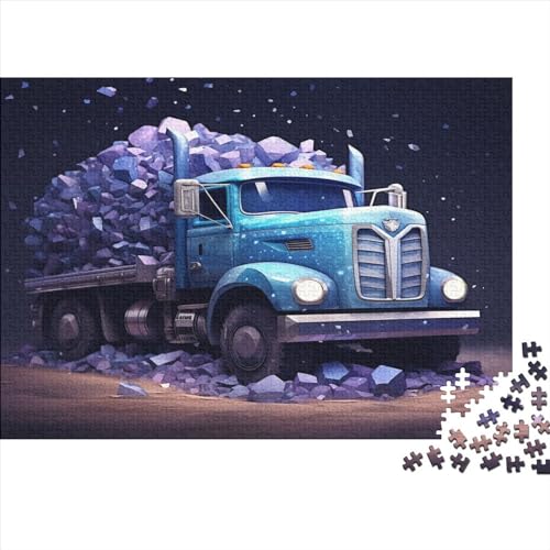 Diamond Ore Trucks Puzzle 1000 Teile für Erwachsene LKW-Puzzle 1000 Teile für Erwachsene 1000 Teile (75 x 50 cm) von AAHARYA