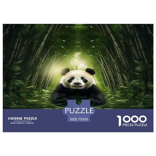 Panda-Puzzle, 1000 Teile, für Erwachsene, 1000 Teile (75 x 50 cm) von AAHARYA