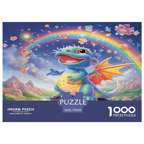 Toads_Worms Puzzle 1000 Teile für Erwachsene, Holzpuzzle, Familiendekoration, 1000 Teile (75 x 50 cm) von AAHARYA