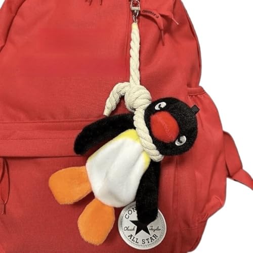 AAHIFIT Pinguin Spielzeug Anhänger Sling Plüschtier Puppe Lustige Puppe Rucksack Schultasche Schlüsselanhänger Tasche Hängende Zubehör, 2 Stück., Standard von AAHIFIT
