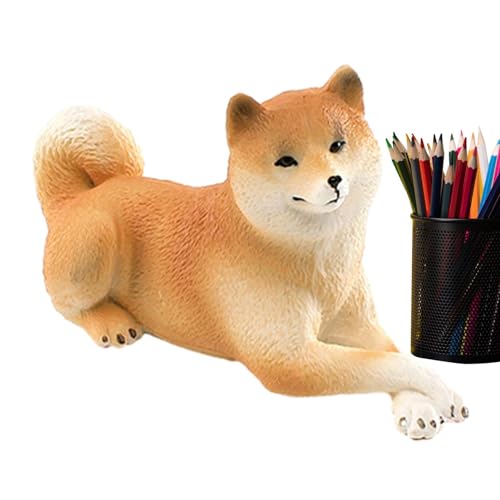 AALLYN Kognitives Modell für Hunde, Realistische und Bezaubernde Deko-Figur „Welpe“, Simuliertes Hundemodell für Heimdekoration, Dobermann, Pinscher, Labrador Retriever, Husky, Shiba Inu AALLYN Kognitives Modell für Hunde, Realistische und Bezaubernde Deko-Figur „Welpe“, Simuliertes Hundemodell für Heimdekoration, Dobermann, Pinscher, Labrador Retriever, Husky, Shiba Inu von AALLYN