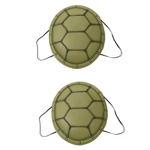 Schildkrötenpanzer Kostüm | Halloween Schildkrötenpanzer Cosplay Kostüm | EVA Neuheit Schildkrötenpanzer Cosplay Zubehör | Angenehm zu tragendes und hübsches Schildkrötenkostüm für Kinder (1/2 Stück) von AALLYN