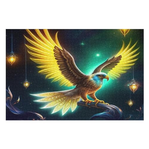 1000 Teile Puzzle Für Jungen Und Mädchen, Standard-Puzzles, Adler -Puzzles, Familienspiele, （75×50cm） von AAPZY