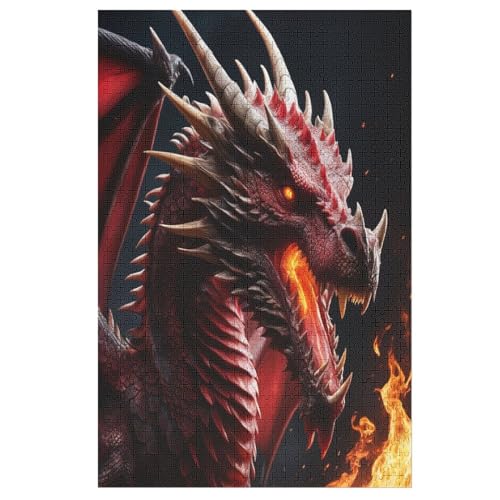 1000 Teile Puzzle Für Jungen Und Mädchen, Standard-Puzzles, Drache -Puzzles, Familienspiele, （78×53cm） von AAPZY
