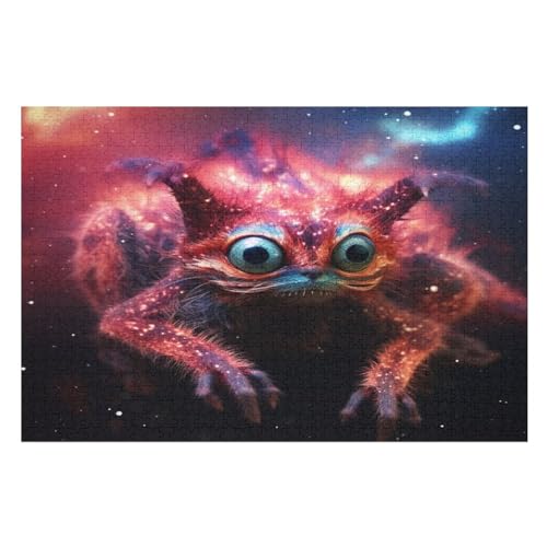 1000-teiliges Puzzles, Nachtmaki -Puzzle Für Erwachsene Kinder,Holzbrettpuzzle,Erwachsenenpuzzles,Geschenke （75×50cm） von AAPZY