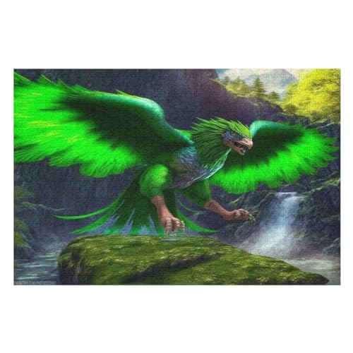 Adler – Puzzle 1000 Teile, Holzpuzzle, Herausforderndes Geschicklichkeitsspiel Für Die Ganze Familie, Kinder Erwachsenenpuzzle Ab 12 Jahren （75×50cm） von AAPZY