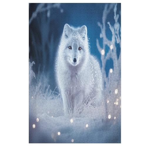 Animal Fuchs Puzzle 1000 Teile,Puzzles Für Erwachsene, Impossible Puzzle, Geschicklichkeitsspiel Für Die Ganze Familie, Puzzle Kinder,Holzpuzzle-Geschenk,Raumdekoration, （78×53cm） von AAPZY